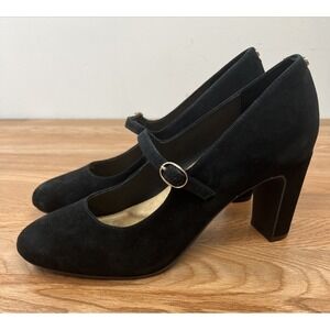 Giani Bernini Valeriell Black Suede Pumps Heels Women's Size 10 NEW